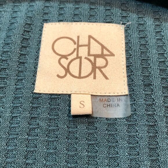 CHASER WAFFLE KNIT THERMAL LONG SLEEVE TOP - Picture 8 of 10